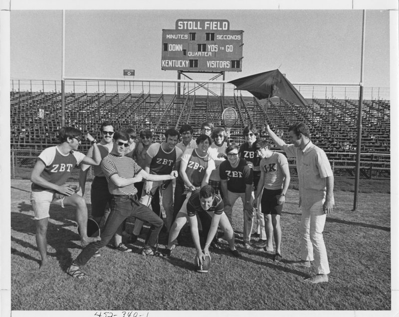 Zeta Beta Tau Fraternity on Stoll Field 1969 Zeta Beta Tau Fraternity on Stoll Field 1969