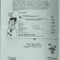 B'nai B'rith's Worth It Flyer, February 1985